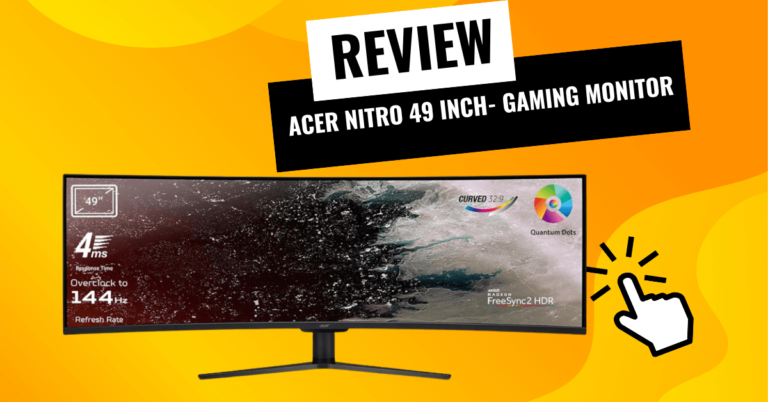 Acer Nitro EI491CRPbmiiipx Gaming Monitor